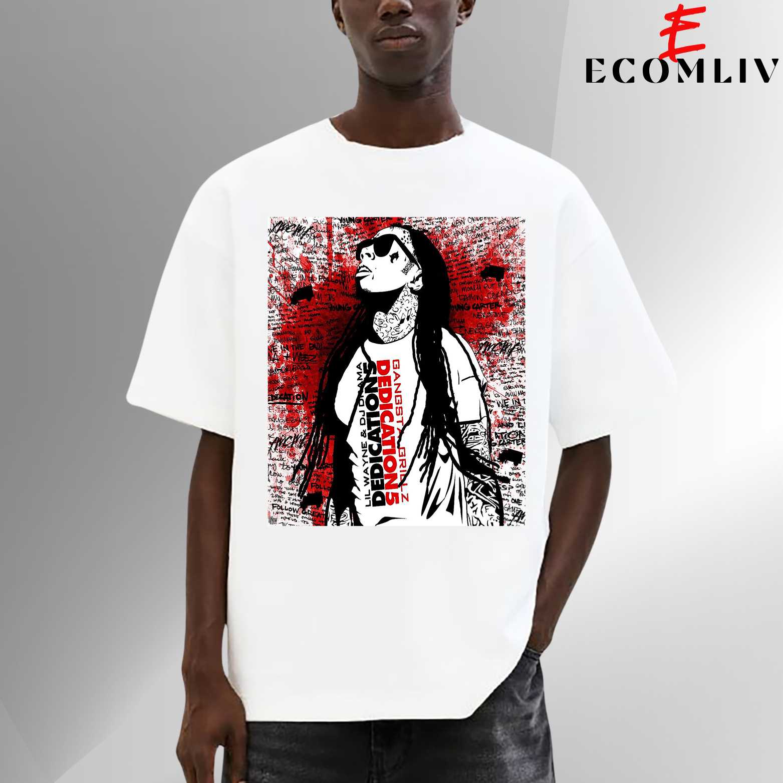 Vintage Concert Tee, Lil Wayne Rap Shirt, Classic Merch